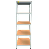 Металлический стеллаж Emby Light Series 2400х600x600 мм 5 полок ДСП до 100 кг