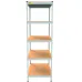 Металевий стелаж Emby Light Series 2400х600x600 мм 5 полиць ДСП до 100 кг