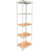 Металевий стелаж Emby Light Series 2400х600x450 мм 5 полиць ДСП до 100 кг