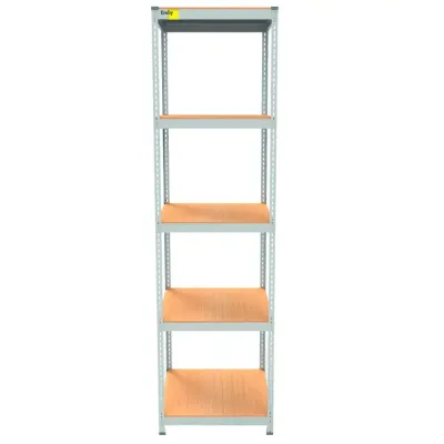 Металевий стелаж Emby Light Series 2400х600x300 мм 5 полиць ДСП до 100 кг