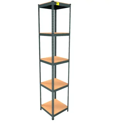 Металлический стеллаж Emby Light Series 2400х450x450 мм 5 полок ДСП до 100 кг