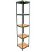 Металлический стеллаж Emby Light Series 2400х450x450 мм 5 полок ДСП до 100 кг