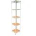 Металевий стелаж Emby Light Series 2400х450x450 мм 5 полиць ДСП до 100 кг