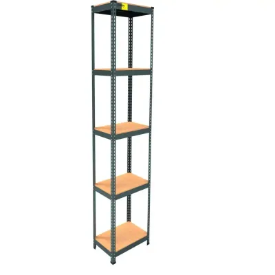Металевий стелаж Emby Light Series 2400х450x300 мм 5 полиць ДСП до 100 кг