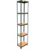 Металевий стелаж Emby Light Series 2400х450x300 мм 5 полиць ДСП до 100 кг