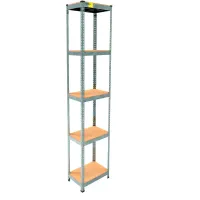 Металевий стелаж Emby Light Series 2400х450x300 мм 5 полиць ДСП до 100 кг 2066424240