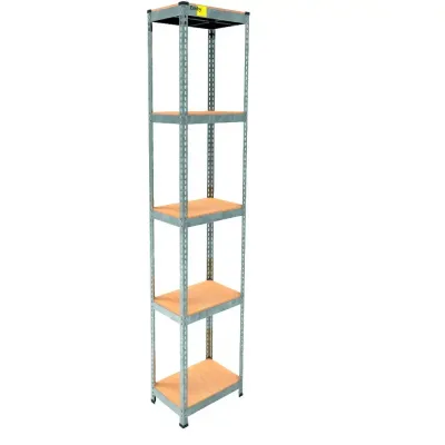Металевий стелаж Emby Light Series 2400х450x300 мм 5 полиць ДСП до 100 кг 2066424240