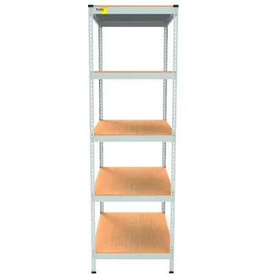 Металевий стелаж Emby Light Series 2100х600x600 мм 5 полиць ДСП до 100 кг