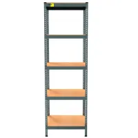 Металлический стеллаж Emby Light Series 2100х600x300 мм 5 полок ДСП до 100 кг