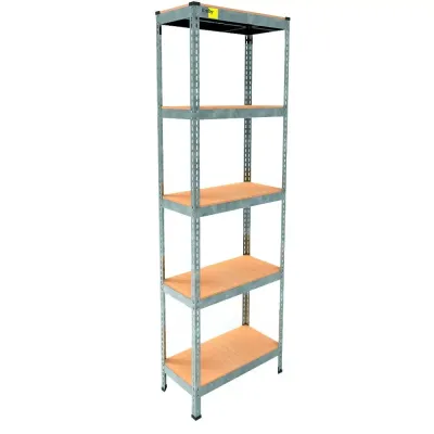 Металлический стеллаж Emby Light Series 2100х600x300 мм 5 полок ДСП до 100 кг 2071520645