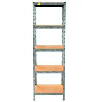 Металлический стеллаж Emby Light Series 2100х600x300 мм 5 полок ДСП до 100 кг 2071520645