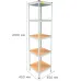 Металевий стелаж Emby Light Series 2100х450x450 мм 5 полиць ДСП до 100 кг Металевий стелаж Emby Light Series 2100х450x450 мм 5 полиць ДСП до 100 кг