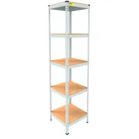 Металевий стелаж Emby Light Series 2100х450x450 мм 5 полиць ДСП до 100 кг Металевий стелаж Emby Light Series 2100х450x450 мм 5 полиць ДСП до 100 кг