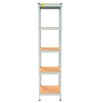 Металевий стелаж Emby Light Series 2100х450x300 мм 5 полиць ДСП до 100 кг