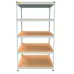 Металевий стелаж Emby Light Series 1800х900x600 мм 5 полиць ДСП до 100 кг