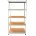 Металевий стелаж Emby Light Series 1800х900x450 мм 5 полиць ДСП до 100 кг
