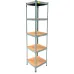 Металевий стелаж Emby Light Series 1800х450x450 мм 5 полиць ДСП до 100 кг 2072792999