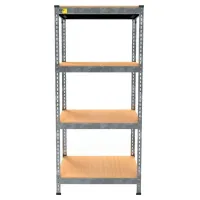 Металлический стеллаж Emby Light Series 1500х900x450 мм 4 полки ДСП до 100 кг Оцинкованный