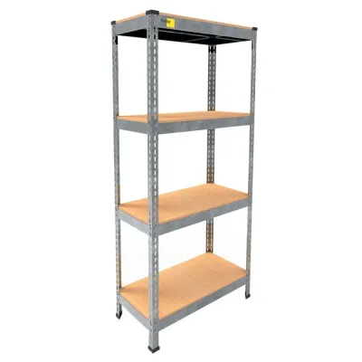 Металевий стелаж Emby Light Series 1500х600x600 мм 4 полиці ДСП до 100 кг 2073961991