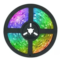 Світлодіодна стрічка RIAS 5050 LED RGB в бухті 5м різнобарвна 5V USB Bluetooth (4_00561)