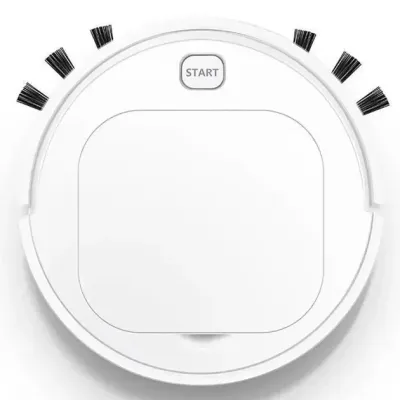 Робот пылесос RIAS ES32 для сухой и влажной уборки 3W White (3_03436) Робот пылесос RIAS ES32 для сухой и влажной уборки 3W White (3_03436)