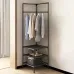 Кутова вішалка для одягу RIAS Corner Coat Rack 180х45х45см Black (3_04420)