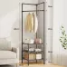 Кутова вішалка для одягу RIAS Corner Coat Rack 180х45х45см Black (3_04420)