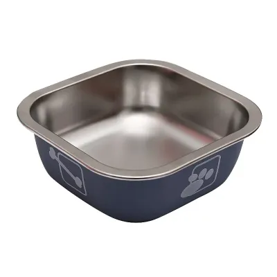 Миска Taotaopets 1910002 160 мм для собак и котов металлическая Синий (12173-72226) Миска Taotaopets 1910002 160 мм для собак и котов металлическая Синий (12173-72226)
