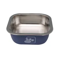 Миска Taotaopets 1910002 160 мм для собак и котов металлическая Синий (12173-72226)