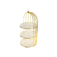 3- ярусное блюдо для сервировки GoldiLi 20см Lefard