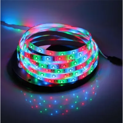 Комплект светодиодной ленты OPT-TOP 3528 RGB в силиконе 5 м с пультом (1756374621)