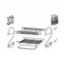 Стойка для сушки посуды Kitchen Storage rack нержавеющая сталь (1756374704)