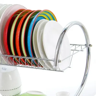 Стойка для сушки посуды Kitchen Storage rack нержавеющая сталь (1756374704)