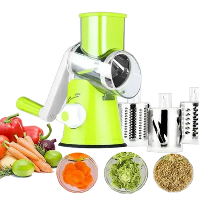 Универсальная механическая овощерезка мультислайсер TableTop Drum Grater 3 насадки (1756374727) Универсальная механическая овощерезка мультислайсер TableTop Drum Grater 3 насадки (1756374727)