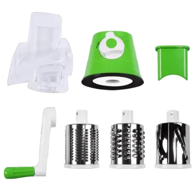 Универсальная механическая овощерезка мультислайсер TableTop Drum Grater 3 насадки (1756374727) Универсальная механическая овощерезка мультислайсер TableTop Drum Grater 3 насадки (1756374727)