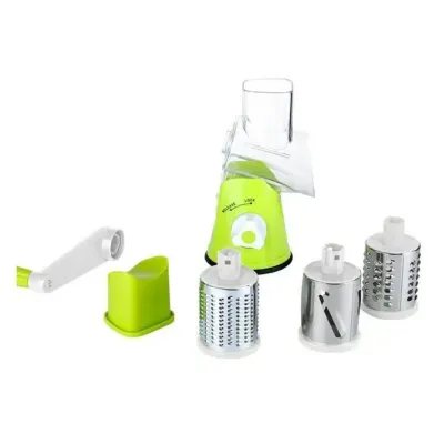 Универсальная механическая овощерезка мультислайсер TableTop Drum Grater 3 насадки (1756374727) Универсальная механическая овощерезка мультислайсер TableTop Drum Grater 3 насадки (1756374727)