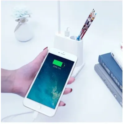 Настільна світлодіодна лампа 3 в 1 OPT-TOP з вбудованим акумулятором та PowerBank (1756375329)