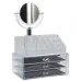 Настольный акриловый органайзер для косметики OPT-TOP Cosmetic Storage Box на 3 двери с зеркалом (1756375357)