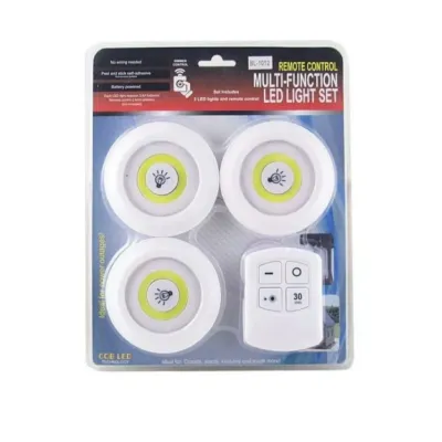 Набір нічників з пультом набір 3 шт OPT-TOP LED light with Remote Control set (1756375633) Набір нічників з пультом набір 3 шт OPT-TOP LED light with Remote Control set (1756375633)