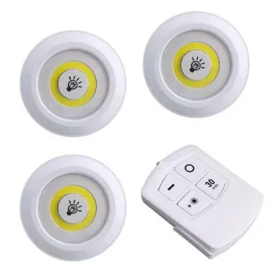 Набір нічників з пультом набір 3 шт OPT-TOP LED light with Remote Control set (1756375633) Набір нічників з пультом набір 3 шт OPT-TOP LED light with Remote Control set (1756375633)
