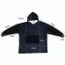 Толстовка-плед двостороння із капюшоном No Brand Huggle Hoodie One Size Синій (1762047567)