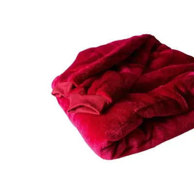 Толстовка-плед двостороння із капюшоном No Brand Huggle Hoodie One Size Червоний (1762056417)