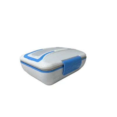 Ланч бокс для їжі з якісних преміум матеріалів Lunch Box від мережі 220 V 820 мл Синій (1937469832)