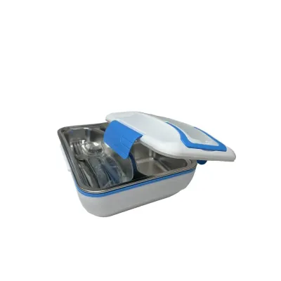 Ланч бокс для їжі з якісних преміум матеріалів Lunch Box від мережі 220 V 820 мл Синій (1937469832)