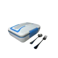 Ланч бокс для їжі з якісних преміум матеріалів Lunch Box від мережі 220 V 820 мл Синій (1937469832)