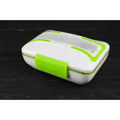 Умный электрический судочек с подогревом еды Lunch Box от сети 220 V 820 мл Зеленый (1937472004)