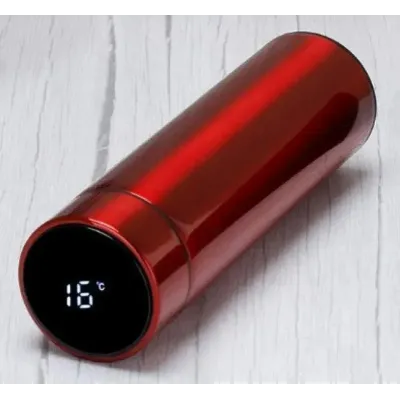 Умный термос с индикатором температуры сенсорный OPT-TOP T-Bottle 919 500 мл Красный (2019461064)