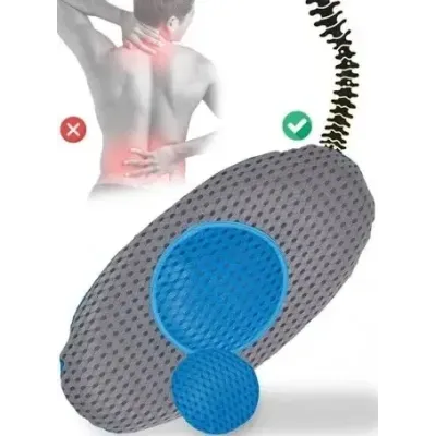 Ортопедична подушка під спину No Brand Back Support Pillow Comfy Curve (2081663919)