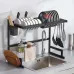 Сушилка кухонная для посуды No Brand Kitchen Rack 65х32х52 см Черный (2103354319)