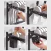 Сушилка кухонная для посуды No Brand Kitchen Rack 65х32х52 см Черный (2103354319)